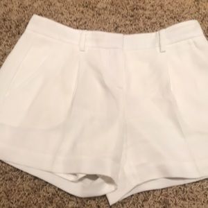 Size 2 theory off white shorts.